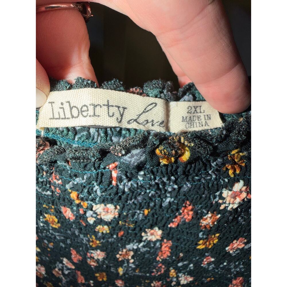 Liberty Love Off Shoulder Floral Dress Size 2XL - Picture 3 of 3